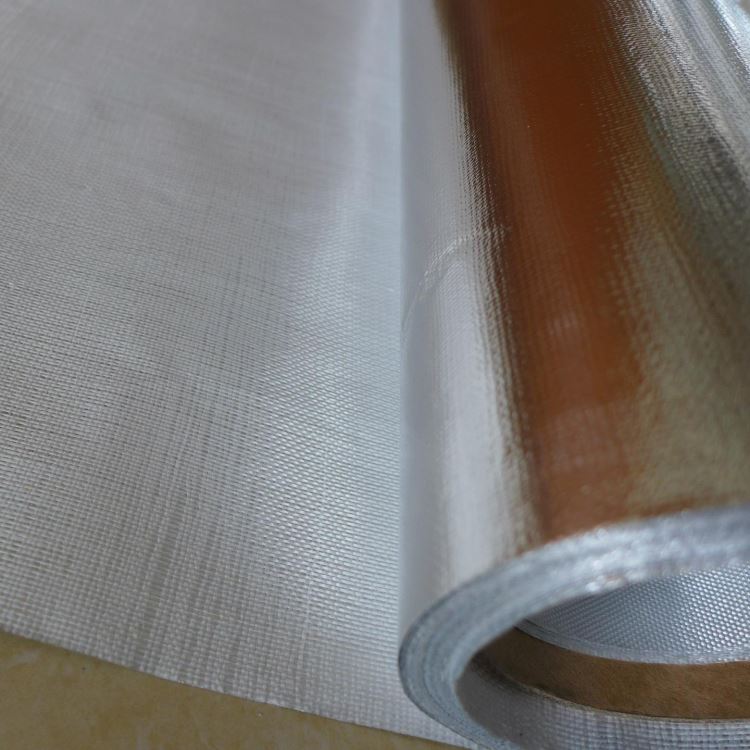 隔热铝箔玻纤布 厂家批发隔热阻燃铝箔玻纤布价格 安朗隔热铝箔玻纤布厂家热销_隔热手套_手部防护_个人防护_供应_工品联盟网