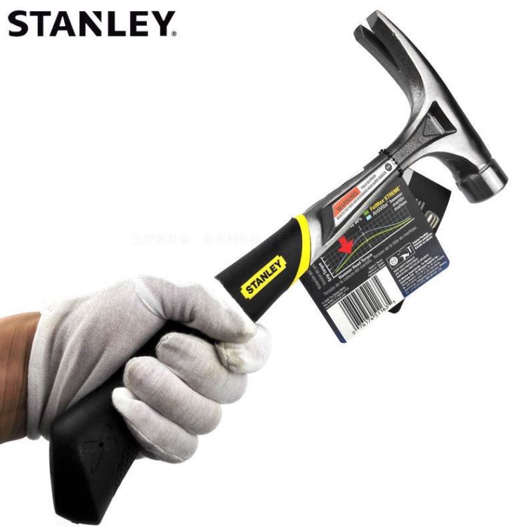 史丹利工具FatMax Xtrem防震羊角锤16oz 榔头锤子起钉器51-163-22 STANLEY工具_起钉器/撬棒_手动工具_五金工具_供应_工品联盟网