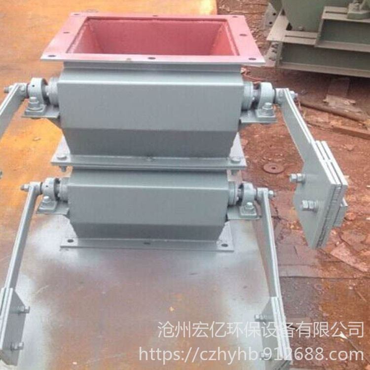 气动重锤翻板阀 手动气动卸灰阀 锁风翻板阀 宏亿环保_气动除锈机_气动工具_五金工具_供应_工品联盟网