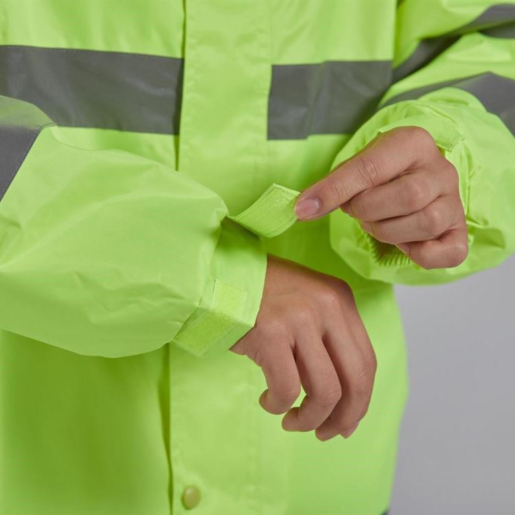 时尚户外成人分体劳保反光雨衣 牛津布徒步防水雨衣套装 山东生产商_雨衣_身体防护_个人防护_供应_工品联盟网