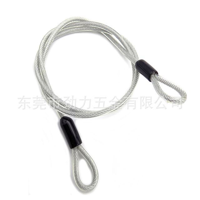 厂家加工定制3.0-5.0mm安全绳保险绳防护网包胶钢丝绳不锈钢丝绳批发
