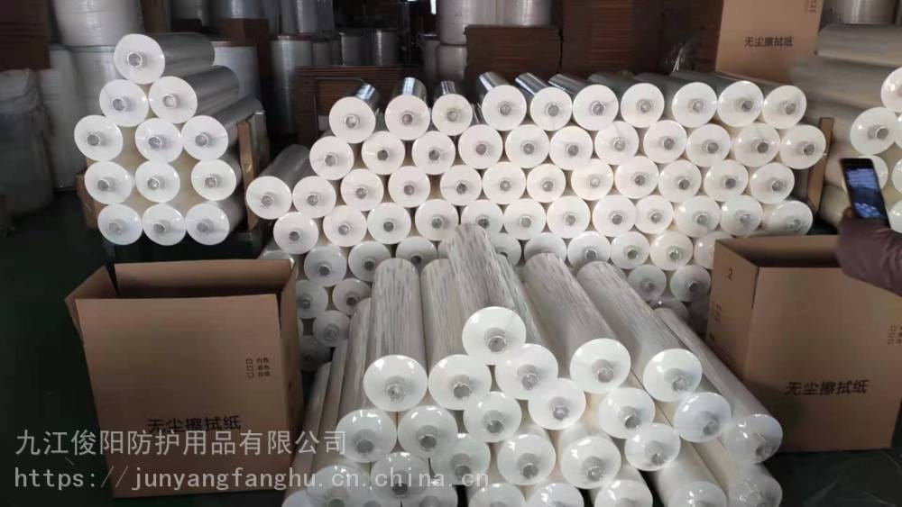 湖北生产宽度430MM长度10米的SMT自动钢网擦拭纸