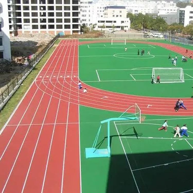 君泰 学校塑胶跑道 塑胶跑道幼儿园塑胶地面橡胶地垫 学校体育场