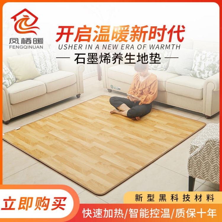 石墨烯地垫 电热地垫地毯 碳纤维电热毯厂  碳晶电热地暖垫加盟 凤栖暖品牌LX00790