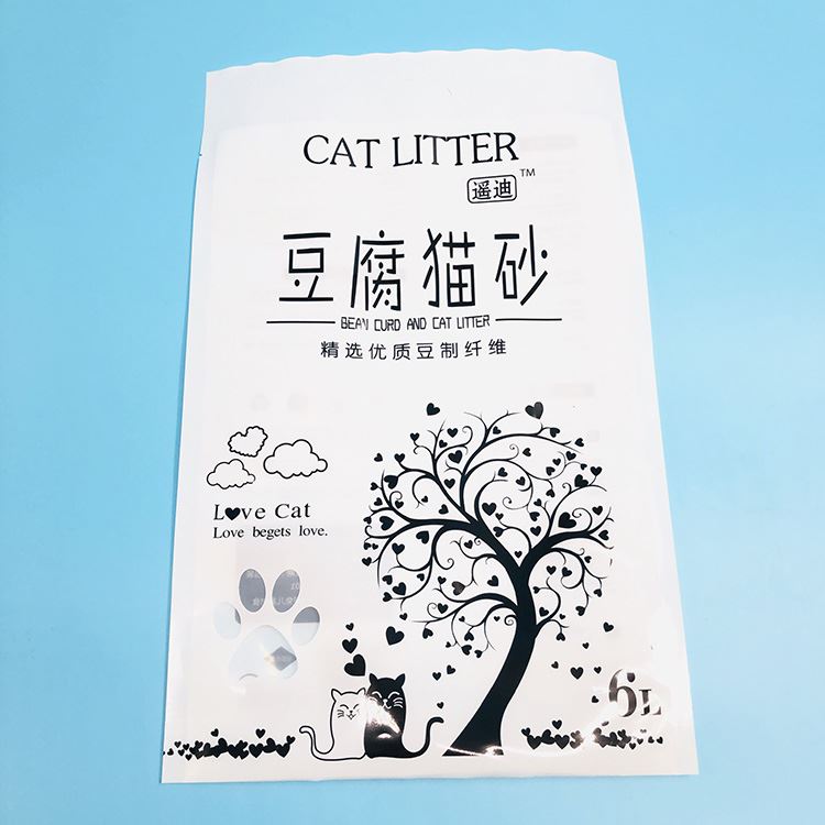 猫粮自立八边封拉链袋 宠物垃圾袋 鼎诺 八边封自封塑料铝箔袋 免费设计