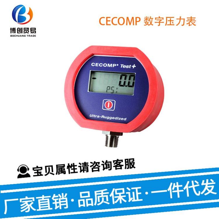 CECOMP 数字压力表 DPG1000B200PSIG-5 压力转换计算器 检查机械压力表