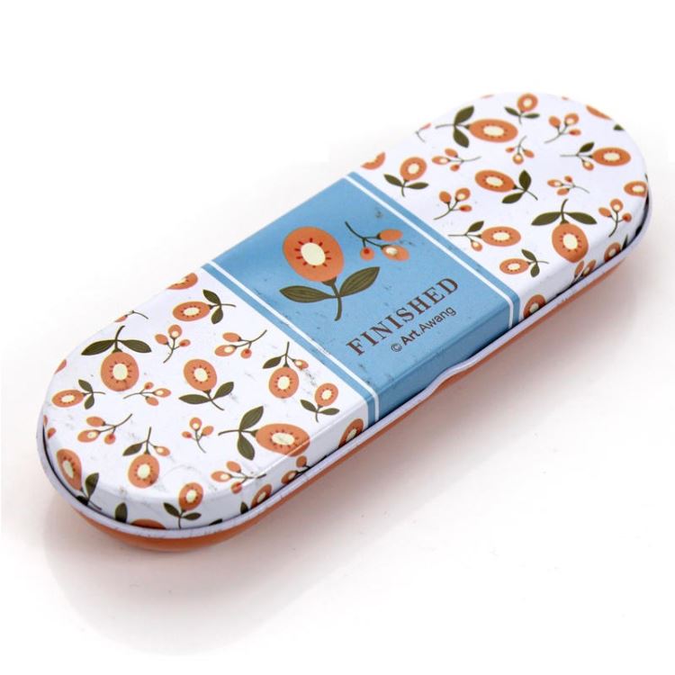 郑州印铁制罐厂 粉刺针文具盒铁盒包装 铅笔钢笔金属盒 麦氏罐业 小号翻盖铁罐_学生文具_办公用品_办公清洁_供应_工品联盟网