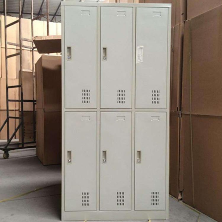 钢制员工储物带锁更衣柜换衣柜定制寄存柜存包柜多门更衣柜