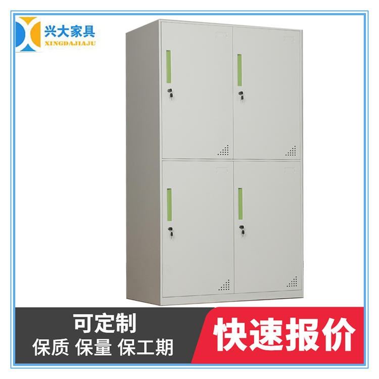 铁皮柜 定做铁皮柜 兴大 铁皮更衣柜 员工宿舍更衣柜 厂家直销 可定制_更衣柜_办公家具_办公清洁_供应_工品联盟网
