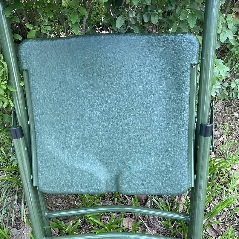 军绿色吹塑椅野战折叠椅塑料椅活动椅子办公椅会议椅电脑椅座椅靠背椅椅子 厂家批发