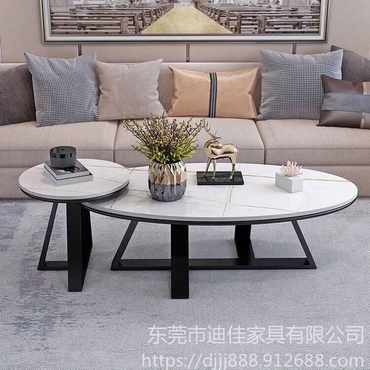 常州茶几小户型简约北欧茶几桌现代客厅轻奢家用大理石纹圆形小茶几 轻奢小茶几 休闲沙发 大理石茶几 定制沙发茶几_沙发/茶几_办公家具_办公清洁_供应_工品联盟网
