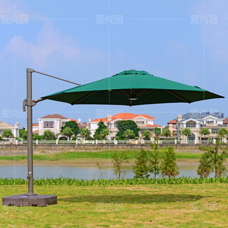 包邮户外遮阳伞 庭院折叠3.5米大伞 防紫外线沙滩伞 户外太阳伞
