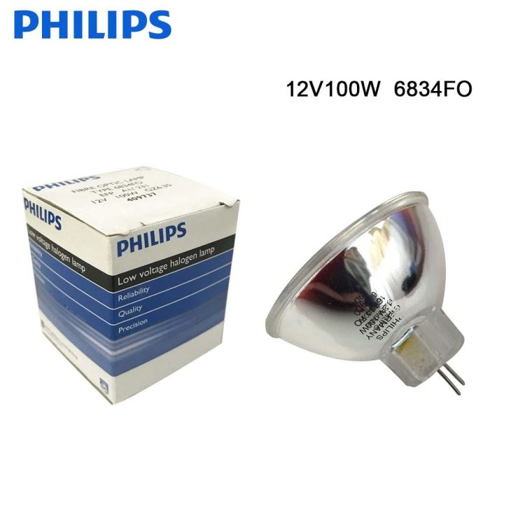 Philips/飞利浦12V100W冷光源灯杯 6834FO 投影机灯泡 显微镜卤素灯杯 胃镜灯泡_投影设备_数码影音产品及配件_办公清洁_供应_工品联盟网