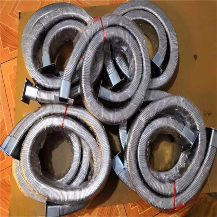 昊旭品牌矩形金属软管方形接口 线缆保护金属软管 金属矩形管 穿线矩形管 机床穿线拖链_矩形管_管材_冶金矿产_供应_工品联盟网
