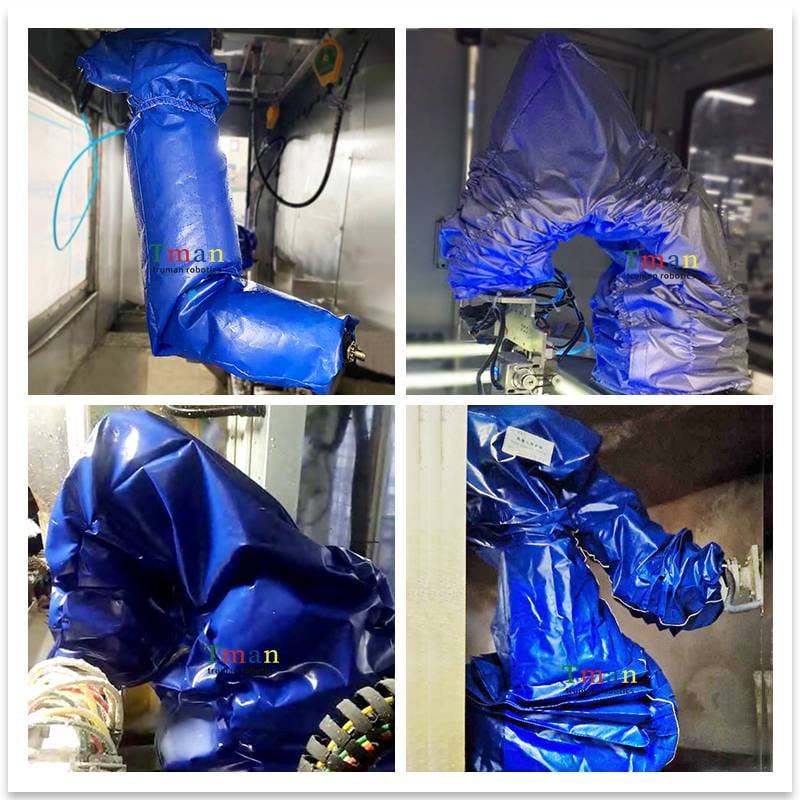 龙马厂家 弱酸环境下搬运机器人防水耐酸碱防护服防腐蚀 支持定制