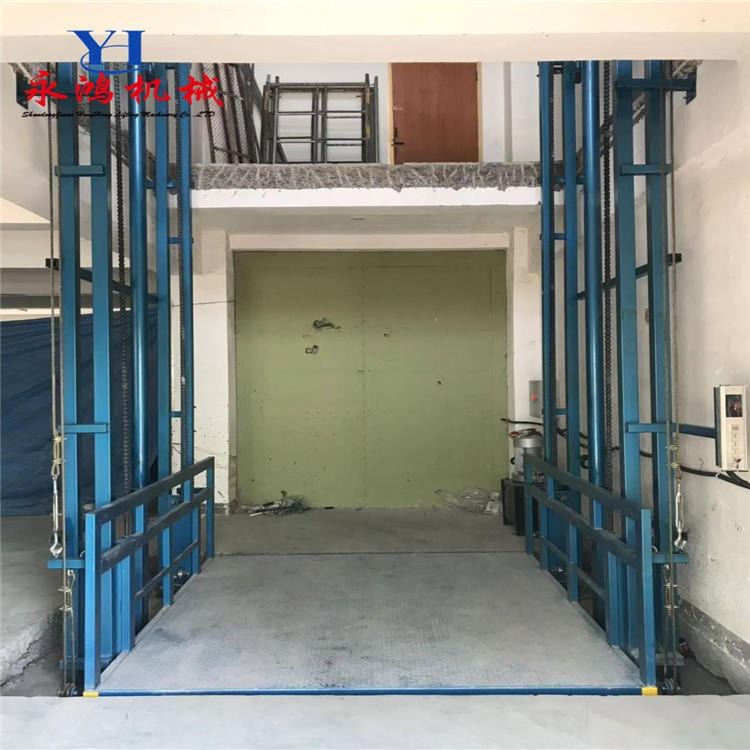 河北保定用固定液压升降平台 导轨式电动升降货梯 仓库用升降台_升降机_牵引升降_搬运存储包装_供应_工品联盟网