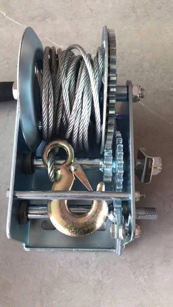 河北瀚晟供应BHW-2000LBS磅自锁式钢丝绳手摇绞盘机_绞盘机_起重吊装_搬运存储包装_供应_工品联盟网