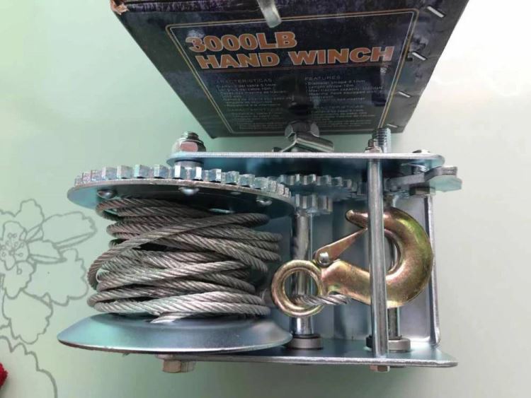 河北瀚晟供应BHW-800磅自锁式钢丝绳手摇绞盘手动绞盘机_绞盘机_起重吊装_搬运存储包装_供应_工品联盟网