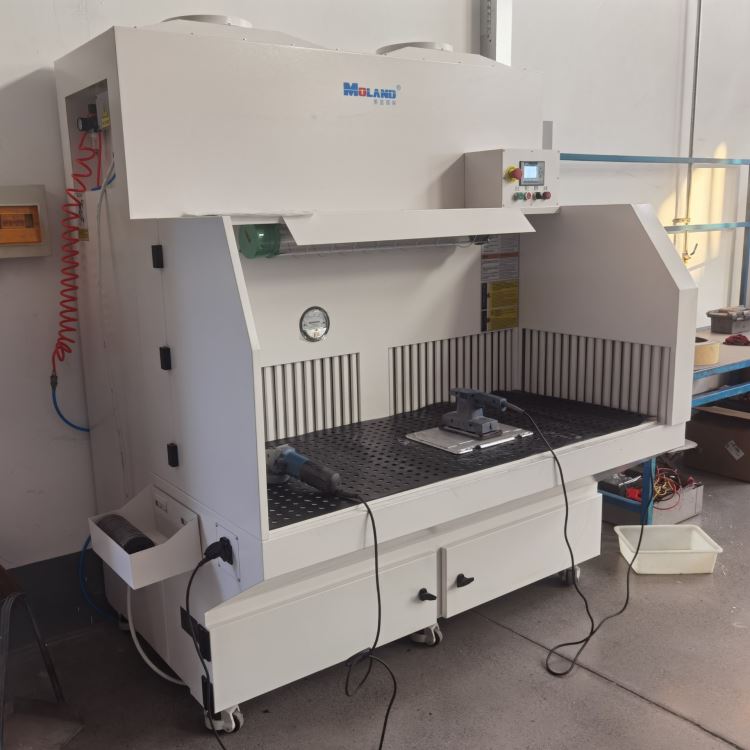 去毛刺除尘工作台 金属表面粉尘处理收集器 美蓝智能化除尘工作台_工作台_工位存储_搬运存储包装_供应_工品联盟网