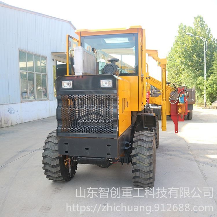 智创ZC-1 打拔钻孔一体车 装载机式护栏打桩生产厂家 轮式护栏打桩机 装载式护栏打桩机_护栏_护栏_搬运存储包装_供应_工品联盟网