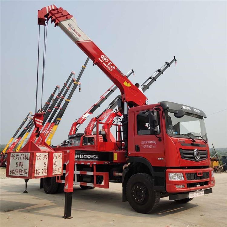 东风T5单桥随车吊 东风T5单桥长兴8吨随车吊价格 货厢6.1米拉集装箱随车吊_集装箱_专用存储设备_搬运存储包装_供应_工品联盟网