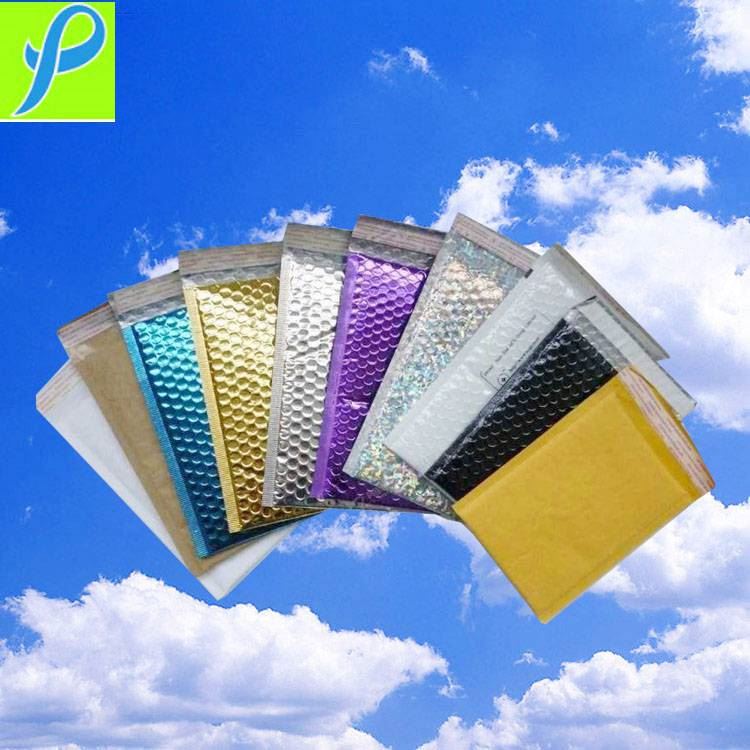 拉扣时尚便携拉链气泡袋 镭射银镀铝膜防水防尘气泡袋_气泡卷_包装材料_搬运存储包装_供应_工品联盟网