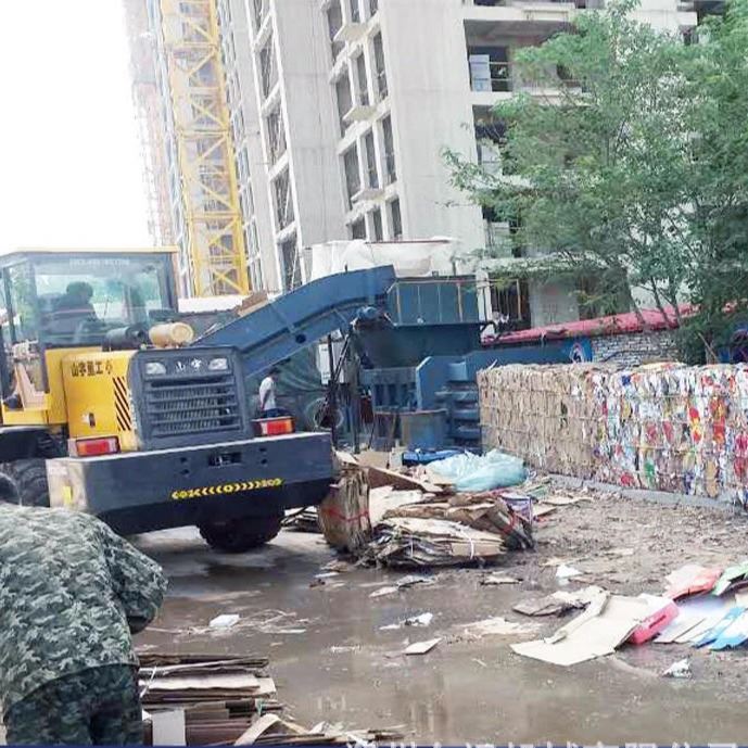 鼎豪  半自动废纸打包机 堵门式废纸打包机 带门废纸打包机 打包机价格 打包机厂家