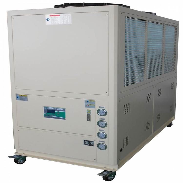工业冷水机的大小型号选择及安装图纸 苏州10P风冷式工业冷水机的配置介绍及参数