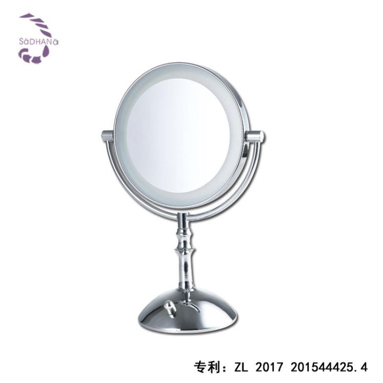 礼品镜镜子化妆镜 沙达娜化妆镜 双面放大镜灯新款_放大镜_光学检测仪器_实验室用品_供应_工品联盟网