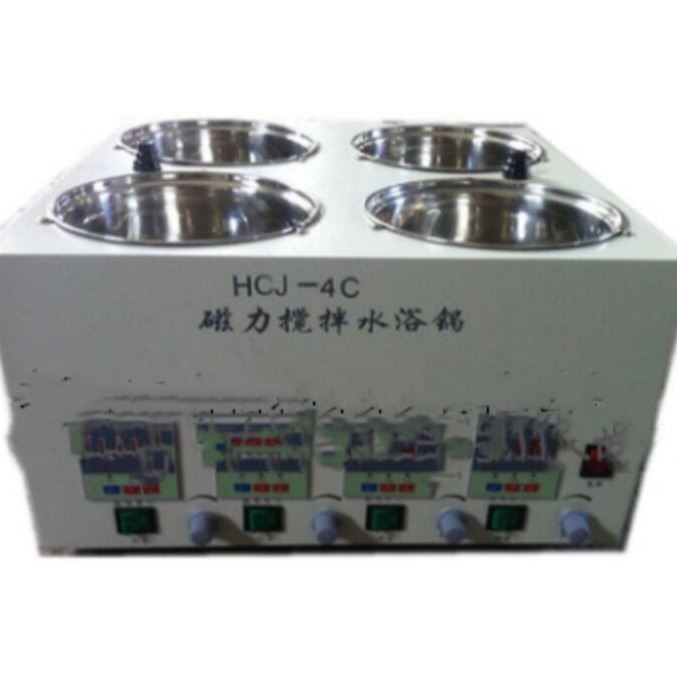 数显恒温水浴锅/单独控温搅拌水浴锅4孔中西器材型号:VU711-HCJ-4C库号：M26975