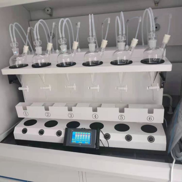 液液萃取装置 自动液液萃取仪CHZLDZ-6 智能化萃取仪 液液萃取器 川一仪器_液相色谱柱_色谱耗材_实验室用品_供应_工品联盟网