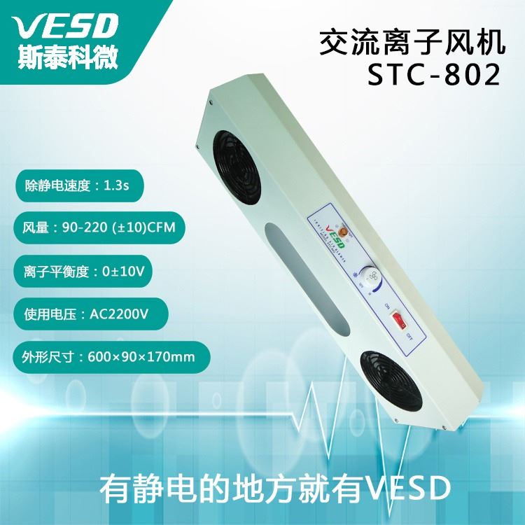 STC-802除尘除静电离子风机 悬挂式双头 VESD 静电消除 江苏供应_离子风机_电子焊接_五金工具_供应_工品联盟网