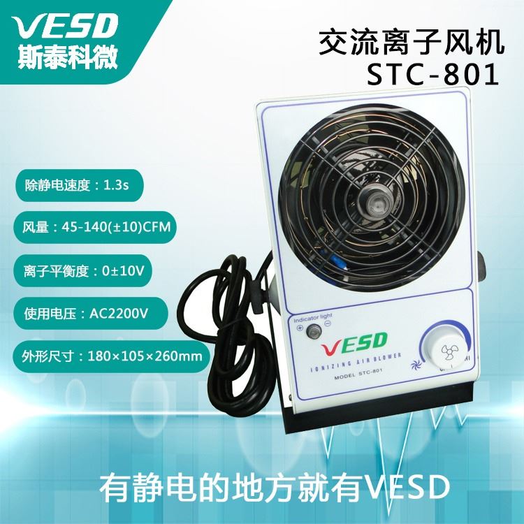 VESD 除静电设备 台式离子风机 STC-801 四川 工业用_离子风机_电子焊接_五金工具_供应_工品联盟网