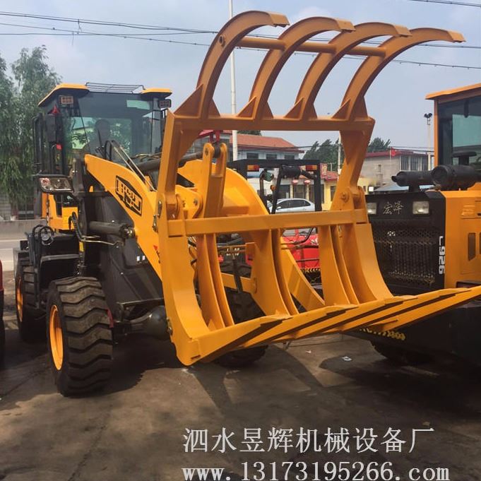 四川 大连装卸木材装载机 农用叉式多功能小铲车 液压助力牧场专用抓草机 现货_锹、叉、锨_园林农业工具_五金工具_供应_工品联盟网