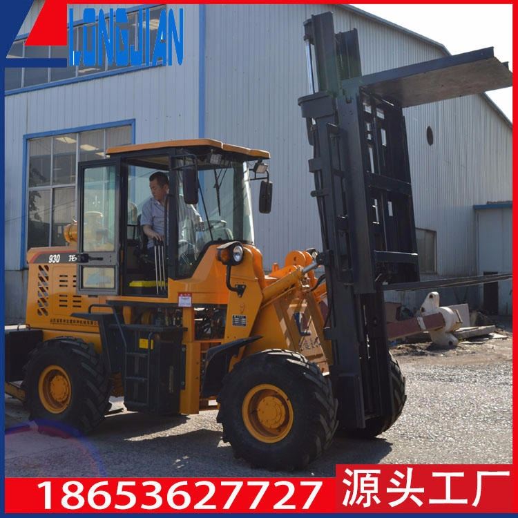 东海县经济型越野叉车 360-9型省人力环保节能四驱叉车 泥地用全地形叉车 大理石叉装堆高车 龙建机械_锹、叉、锨_园林农业工具_五金工具_供应_工品联盟网
