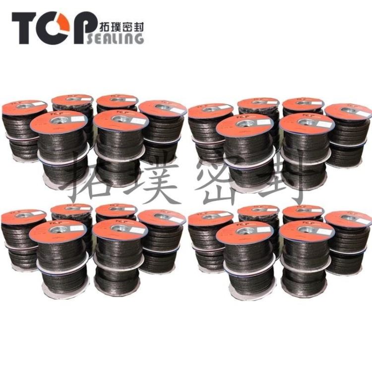 5000 拓璞密封 石墨盘根 高压柔性密封垫圈耐高温膨胀镍丝增强石墨盘根优质阀门填料环绳_密封垫圈_密封件_五金工具_供应_工品联盟网