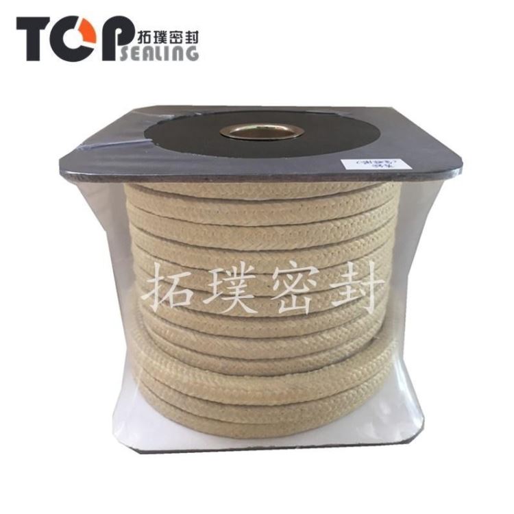 芳纶盘根 全新料芳纶盘根 芳纶纤维编织浸四氟盘根 水泵密封填料 芳纶混编盘根 6500 拓璞密封_盘根_密封件_五金工具_供应_工品联盟网