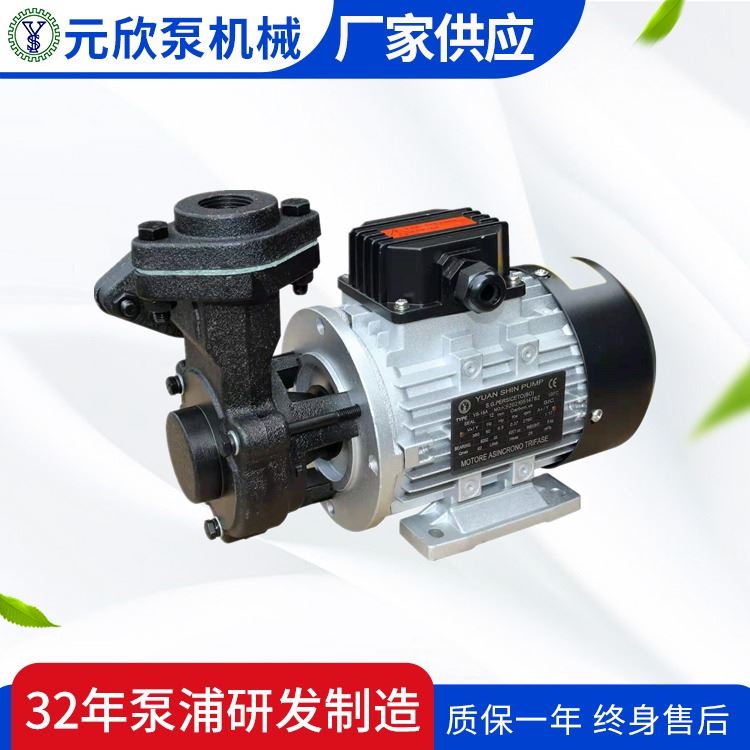 台湾元欣泵 YS-15铸铁旋涡泵 齿轮泵 耐高温热油泵  热水泵