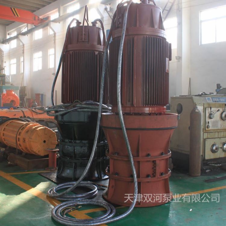 双河泵业供应临时排水轴流泵   浮筒式轴流泵型号500QZB-160   轴流泵厂家直销