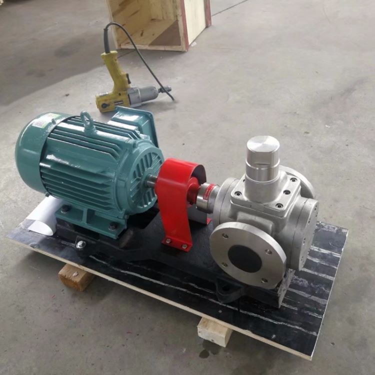高温齿轮泵YCB 圆弧齿轮泵 卧式电动齿轮泵 高压力卧式船用泵 飞越泵业YCB15/0.6