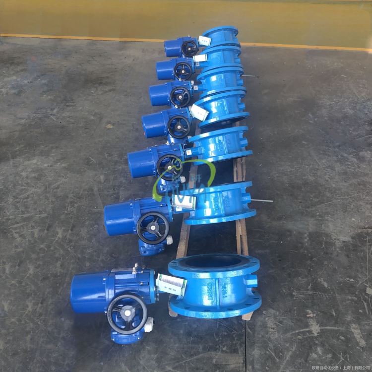 欧研自动化 电动法兰蝶阀 D941X-10C DN200 碳钢阀体 模拟量控制 电动软密封蝶阀_阀体_阀门_五金工具_供应_工品联盟网