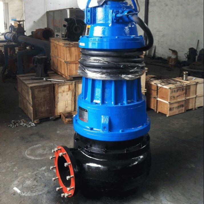 蓝污厂家产品立式无堵塞排污泵耐磨电动绞刀泵污水泵、杂质泵