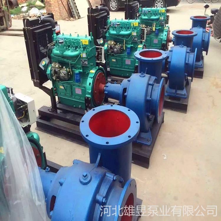 湖南厂家HW型混流泵 10寸12寸农田灌溉大流量海水泵 柴油机混流泵