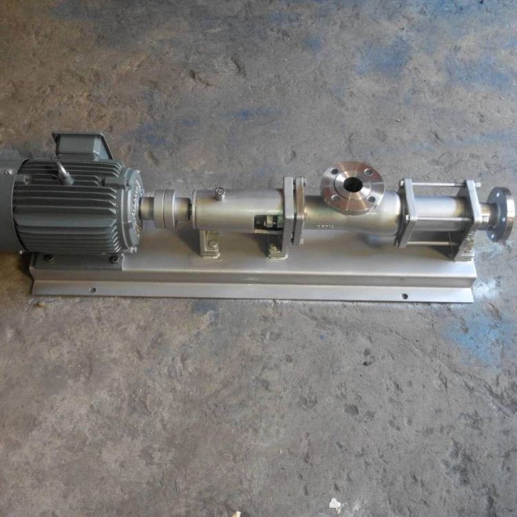 G型单螺杆泵 不锈钢螺杆泵FG35-1 厂家 转子泵 输送高粘度介质螺杆泵 浓浆泵