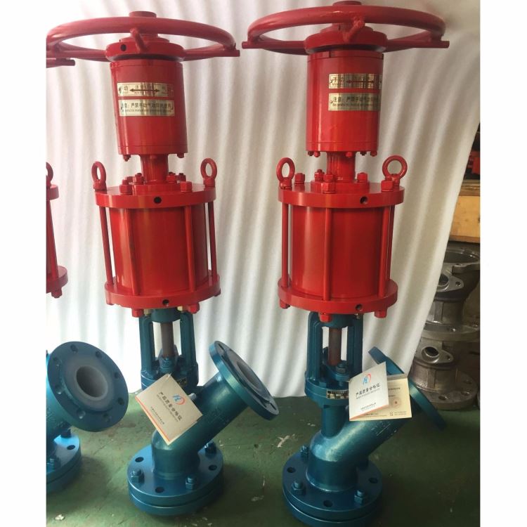 弘凌HG-89-5气动衬四氟放料阀带手轮放料阀_放料阀_阀门_五金工具_供应_工品联盟网