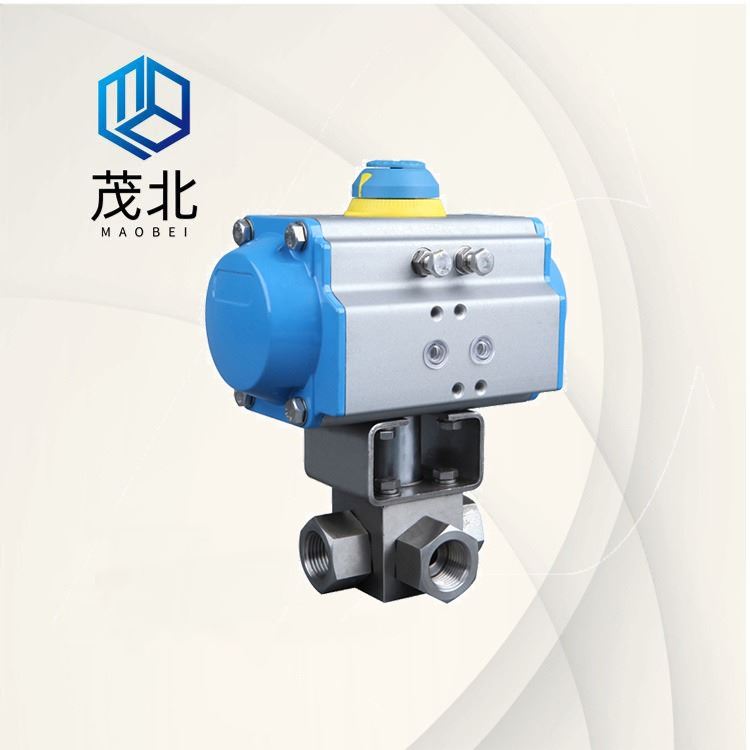 上海茂北Maobei,Q614W气动高压三通L型球阀,气动内螺纹球阀Q611F,电动球阀,球阀生产厂家_球阀_阀门_五金工具_供应_工品联盟网