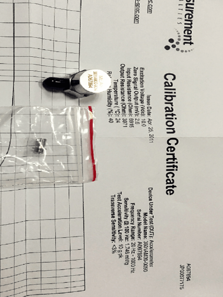 电荷模式冲击振动传感器 EGCS-5-C10014加速度计