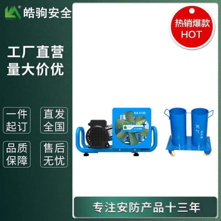 皓驹BX100  空气呼吸器填充泵  高压空气压缩机  空气呼吸器充填泵电机  空气压缩机  空气充气泵电机