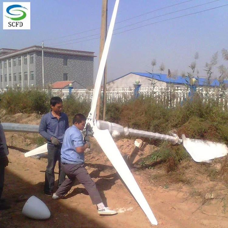 家用2000瓦风力发电机组 家用风力发电机 演示系统设计