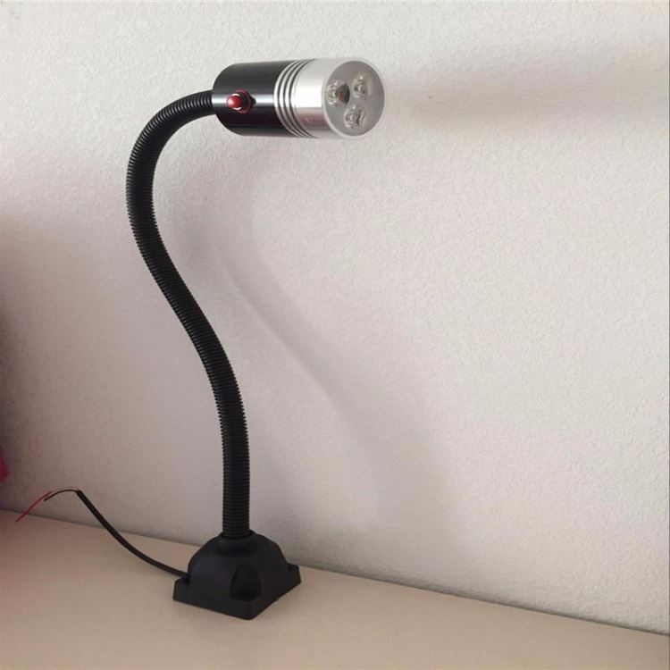 LED新型铝头3珠工作灯 小方座加工中心照明工作灯 软管长臂工作灯24V 36V 110V 220V 3W 4W 5W_工作灯_室内灯具_工业照明_供应_工品联盟网